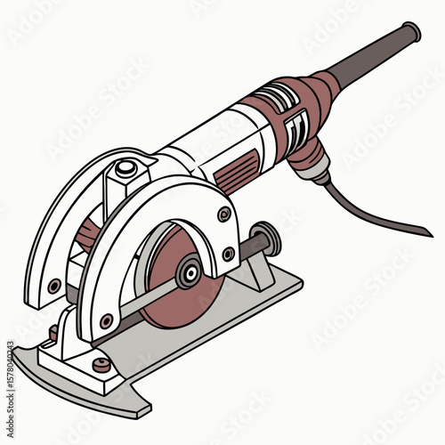 Creative Pipe Bending Machine Vector Illustration | Industrial Tube Bender Design for Manufacturing, Engineering, and Metal Fabrication Graphics