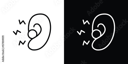 Otitis icon in vector. Logotype
