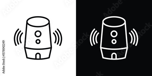 Smart speaker icon in vector. Logotype