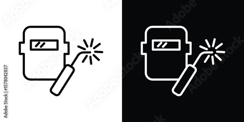 Welding icon in vector. Logotype