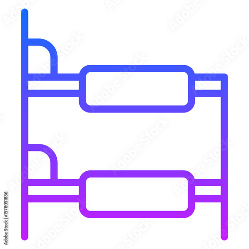 Bunk Bed Vector Icons