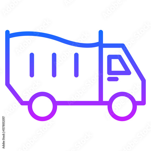 Dump Truck Vector Icons