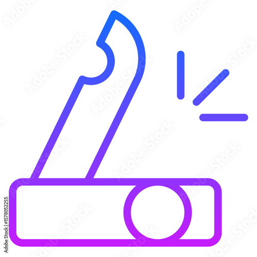 Pocket Knife Vector Icons