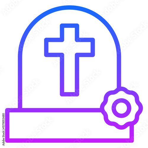 Cemetery Vector Icons