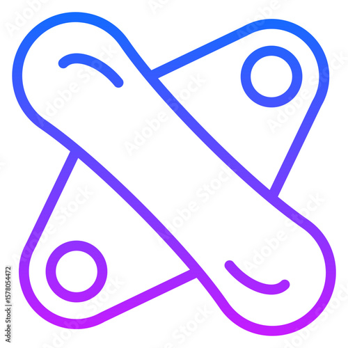 Cloth Pad Vector Icons
