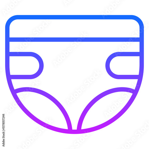 Diaper Vector Icons