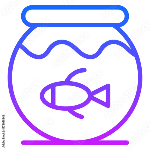 Fish Tank Vector Icons