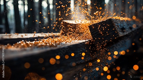 Wood Splitting with Splash