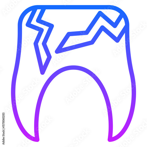 Tooth Decayed Vector Icons