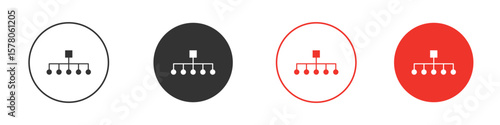 classification icon pack. Clipart Vector design
