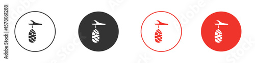 Cocoon icon pack. Clipart Vector design