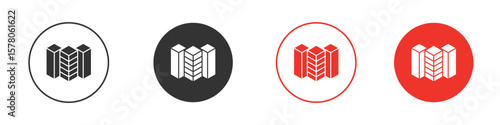 Data center icon pack. Clipart Vector design