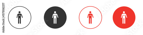 Good human icon pack. Clipart Vector design