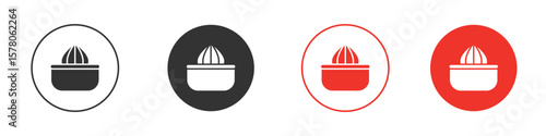 Hand Juicer icon pack. Clipart Vector design