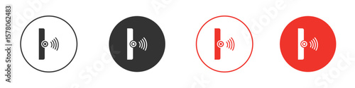 Infrared icon pack. Clipart Vector design