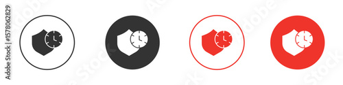 Long term icon pack. Clipart Vector design