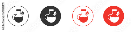 Massage oil icon pack. Clipart Vector design