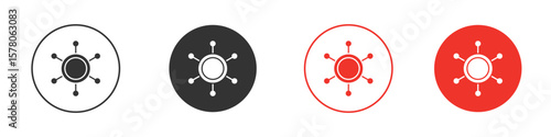 Multi channel icon pack. Clipart Vector design