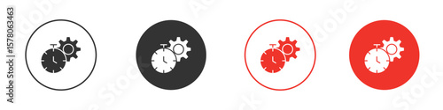 Productivity icon pack. Clipart Vector design