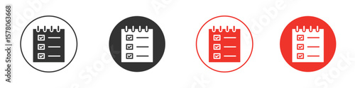Reservation icon pack. Clipart Vector design