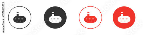 Sewerage tank icon pack. Clipart Vector design