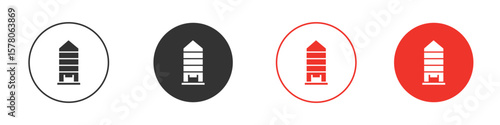 Silo icon pack. Clipart Vector design