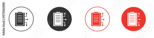 Smart contract icon pack. Clipart Vector design
