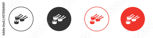 Sushi icon pack. Clipart Vector design
