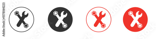 Tools icon pack. Clipart Vector design