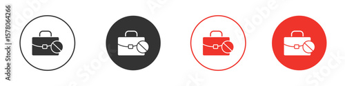 Unemployment icon pack. Clipart Vector design