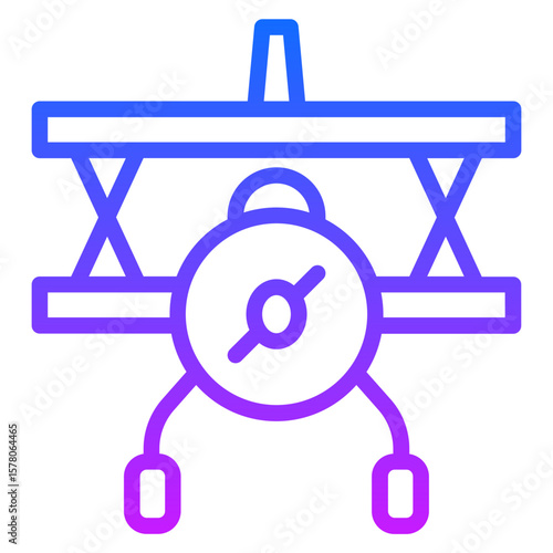 Biplane Vector Icons