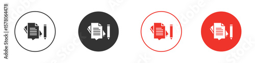 Wills and trusts icon pack. Clipart Vector design