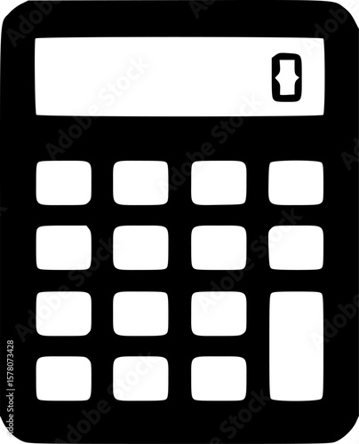 calculator vector flat icon
