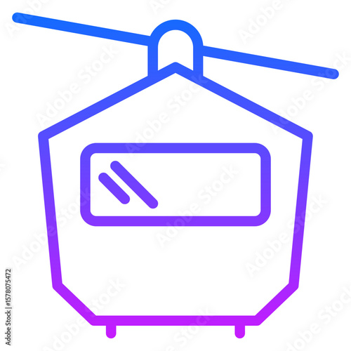 Cable Car Vector Icons