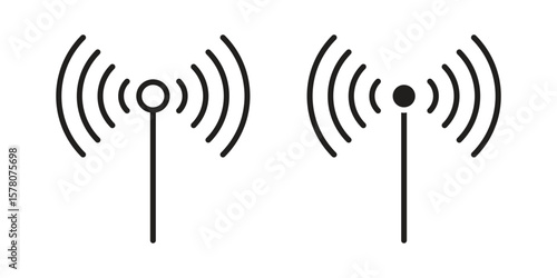 Antenna icon vector design, perfect for website ui designs