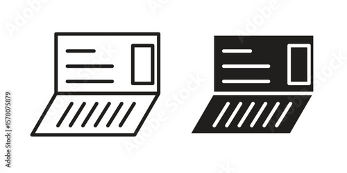Bankbook icon vector design, perfect for website ui designs