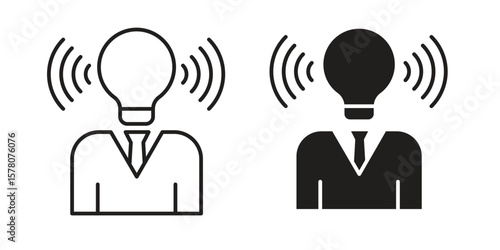 Brand awareness icon vector design, perfect for website ui designs