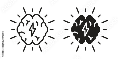 Brainstorm icon vector design, perfect for website ui designs