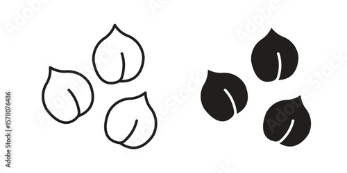 Chickpeas hummus icon vector design, perfect for website ui designs