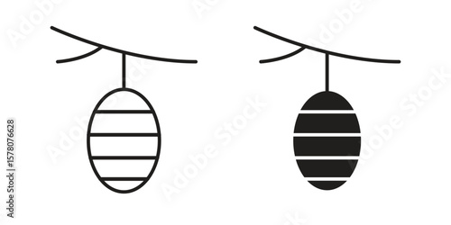 Cocoon icon vector design, perfect for website ui designs