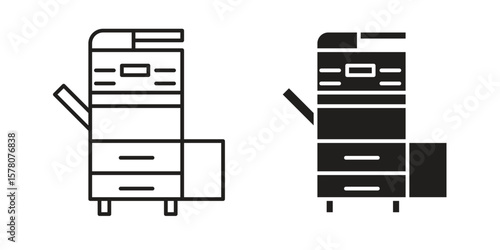 Copier icon vector design, perfect for website ui designs