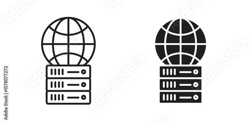 DNS icon vector design, perfect for website ui designs