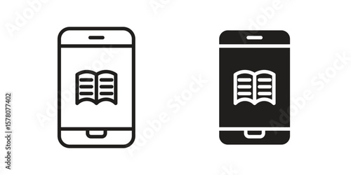 Ebook icon vector design, perfect for website ui designs