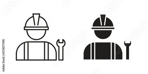 Engineer icon vector design, perfect for website ui designs