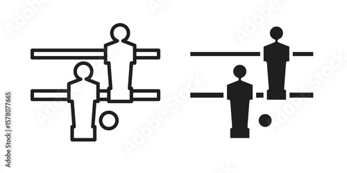 Foosball icon vector design, perfect for website ui designs
