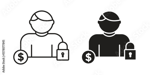 Guarantor icon vector design, perfect for website ui designs