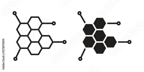 Hormones icon vector design, perfect for website ui designs