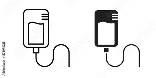 Intravenous icon vector design, perfect for website ui designs