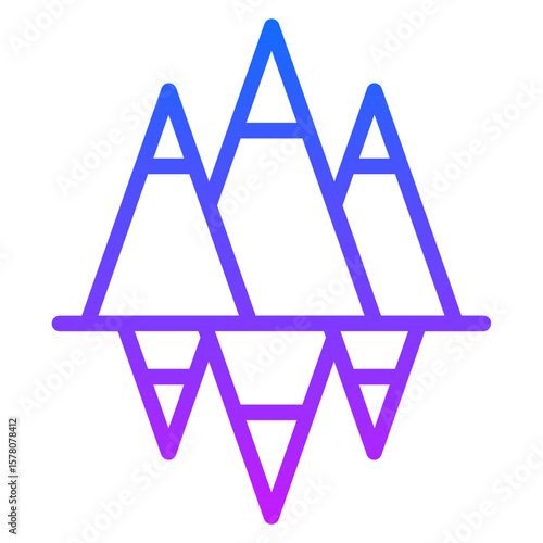 Glacier Vector Icons