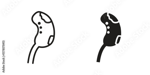 Kidney disease icon vector design, perfect for website ui designs
